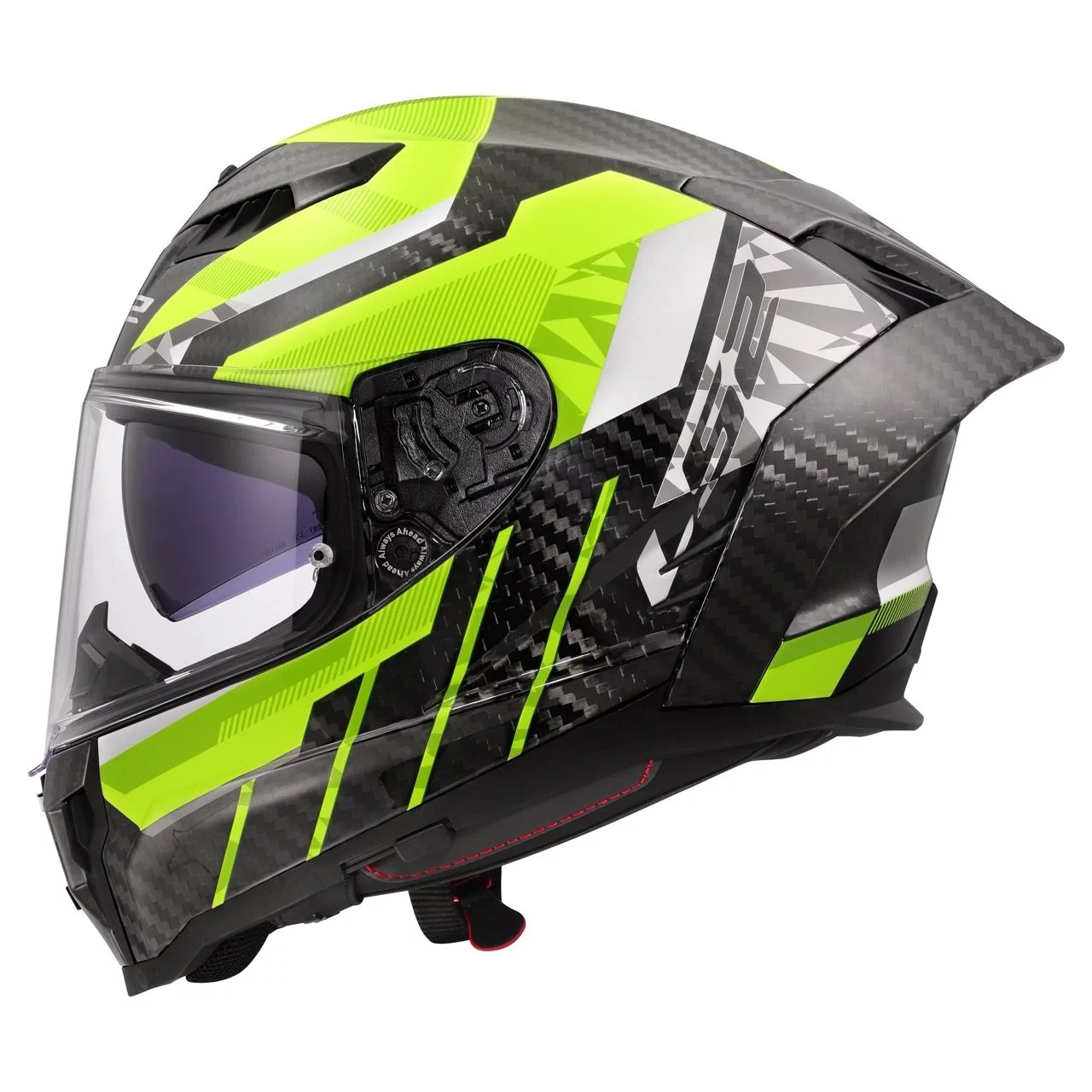 LS2 FF807 DRAGON TRAX HI-VIS YELLOW