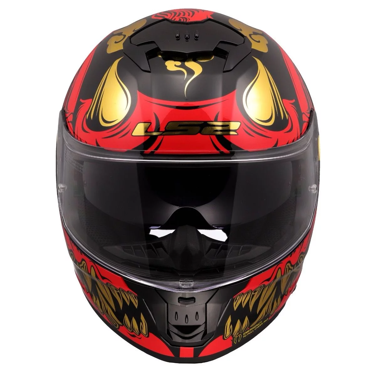 LS2 FF808 STREAM 2 DRAKO MATT BLACK RED