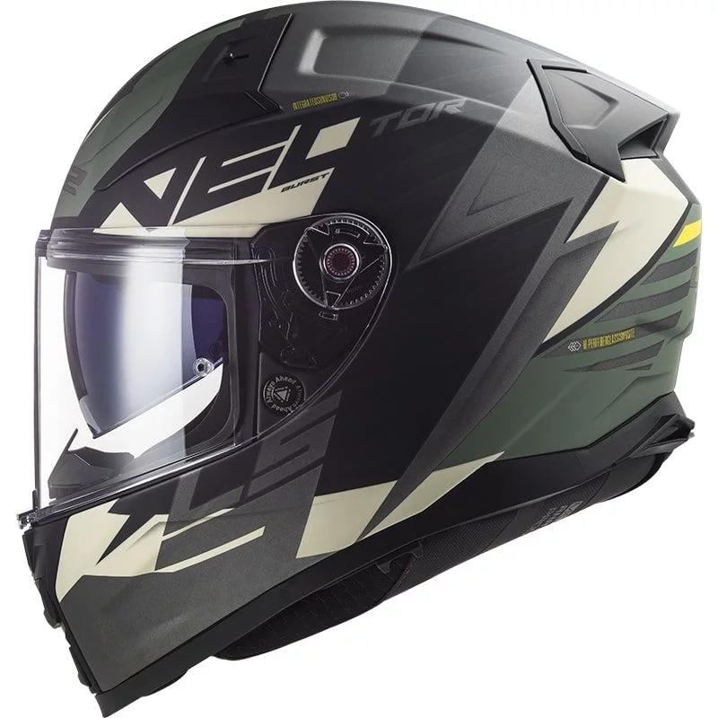 LS2 FF811 VECTOR 2 ABSOLUTE MATT BLACK SILVER