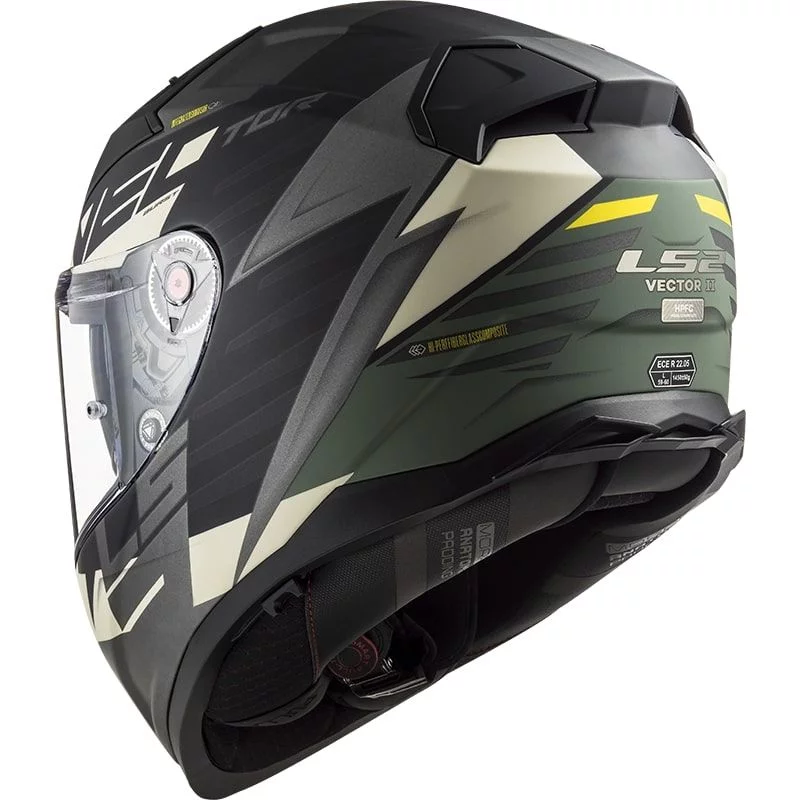LS2 FF811 VECTOR 2 ABSOLUTE MATT BLACK SILVER