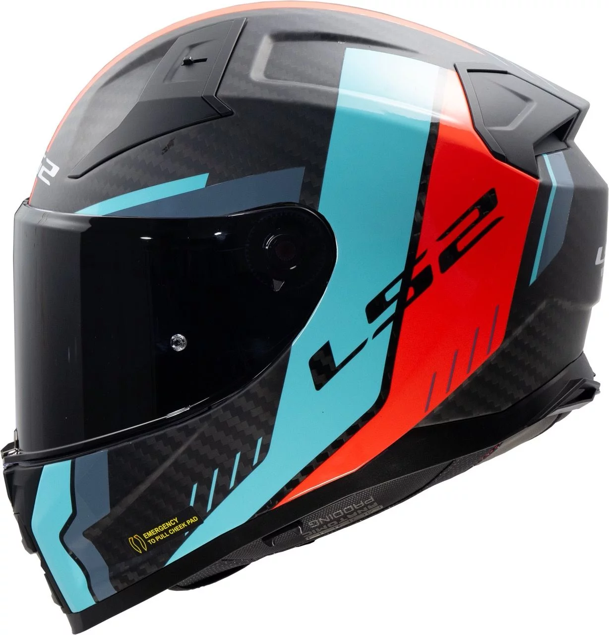 LS2 FF811 VECTOR 2 C GRID RED CYAN