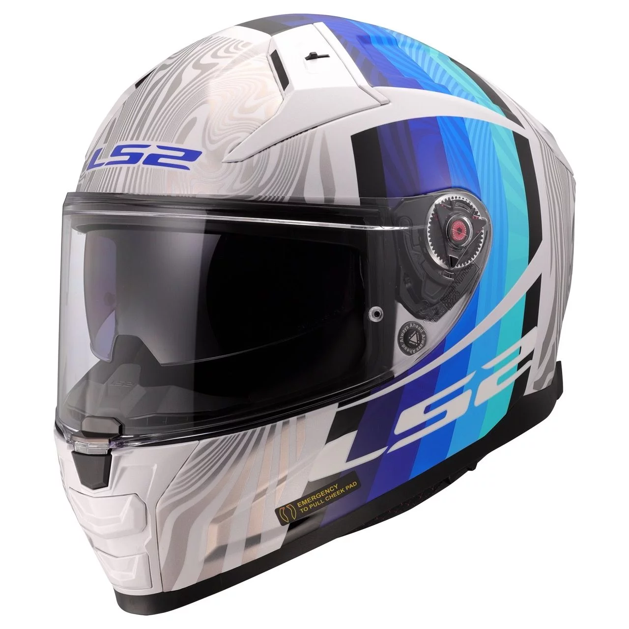 LS2 FF811 VECTOR 2 FREEDOM WHITE SILVER