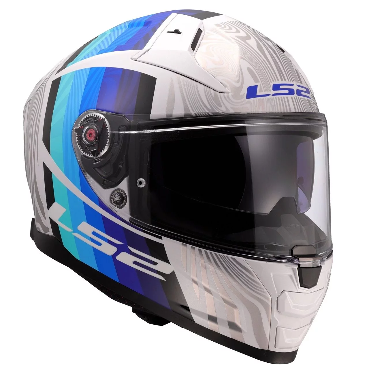 LS2 FF811 VECTOR 2 FREEDOM WHITE SILVER