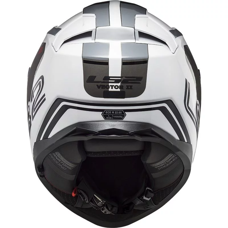 LS2 FF811 VECTOR 2 METRIC WHITE TITANIUM SILVER