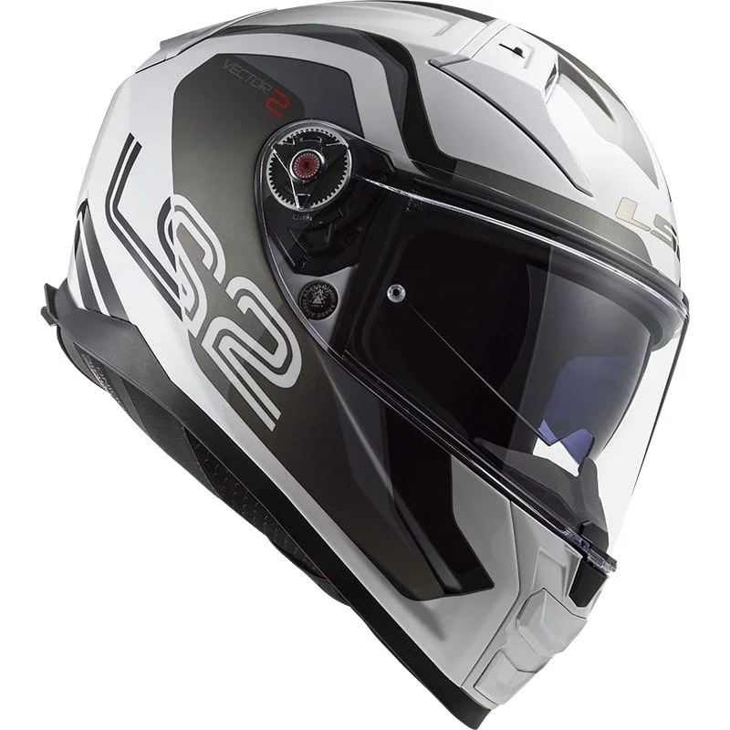 LS2 FF811 VECTOR 2 METRIC WHITE TITANIUM SILVER