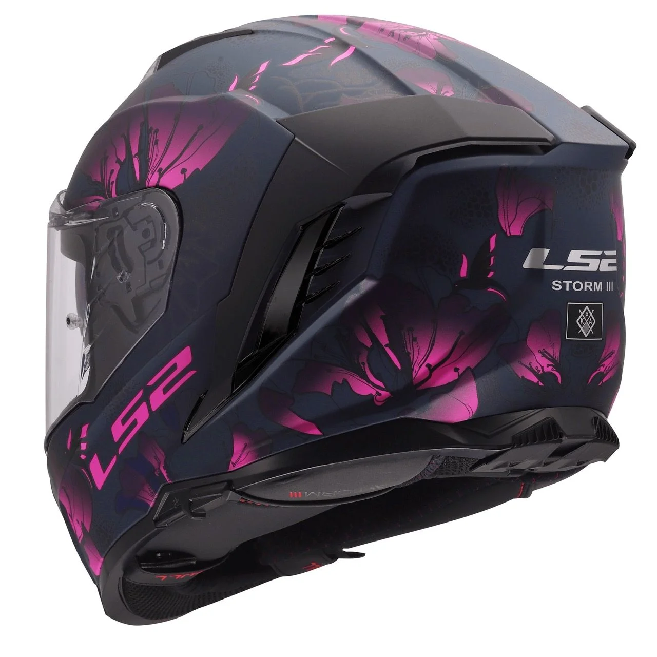 LS2 FF818 STORM 3 BURST BLACK PINK