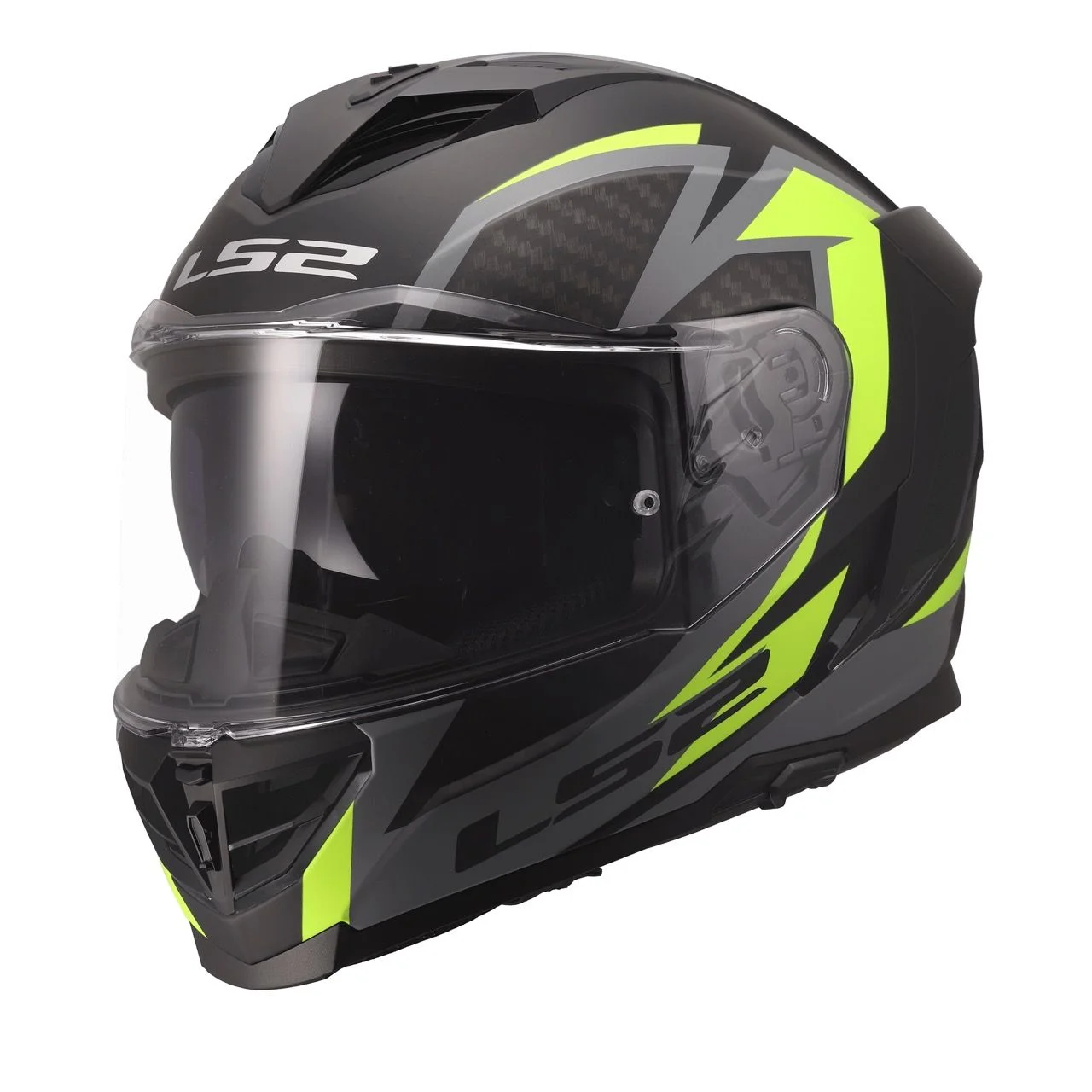 LS2 FF818 STORM 3 DYNAMO BLACK HI-VIZ YELLOW