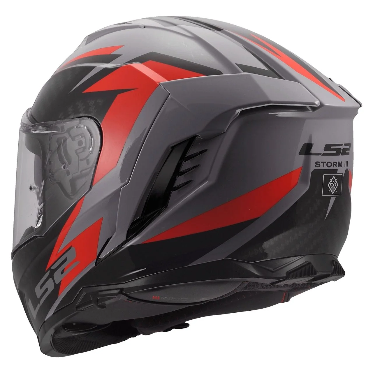LS2 FF818 STORM 3 DYNAMO GREY RED