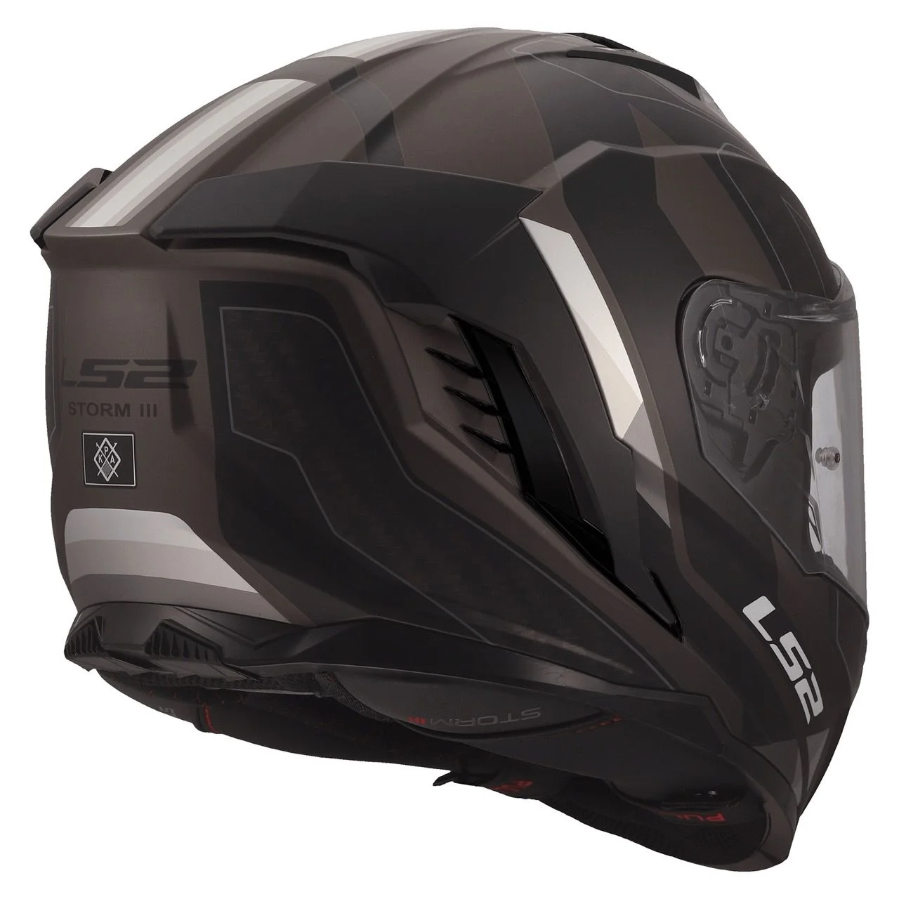 LS2 FF818 STORM 3 SPORTY BLACK GREY