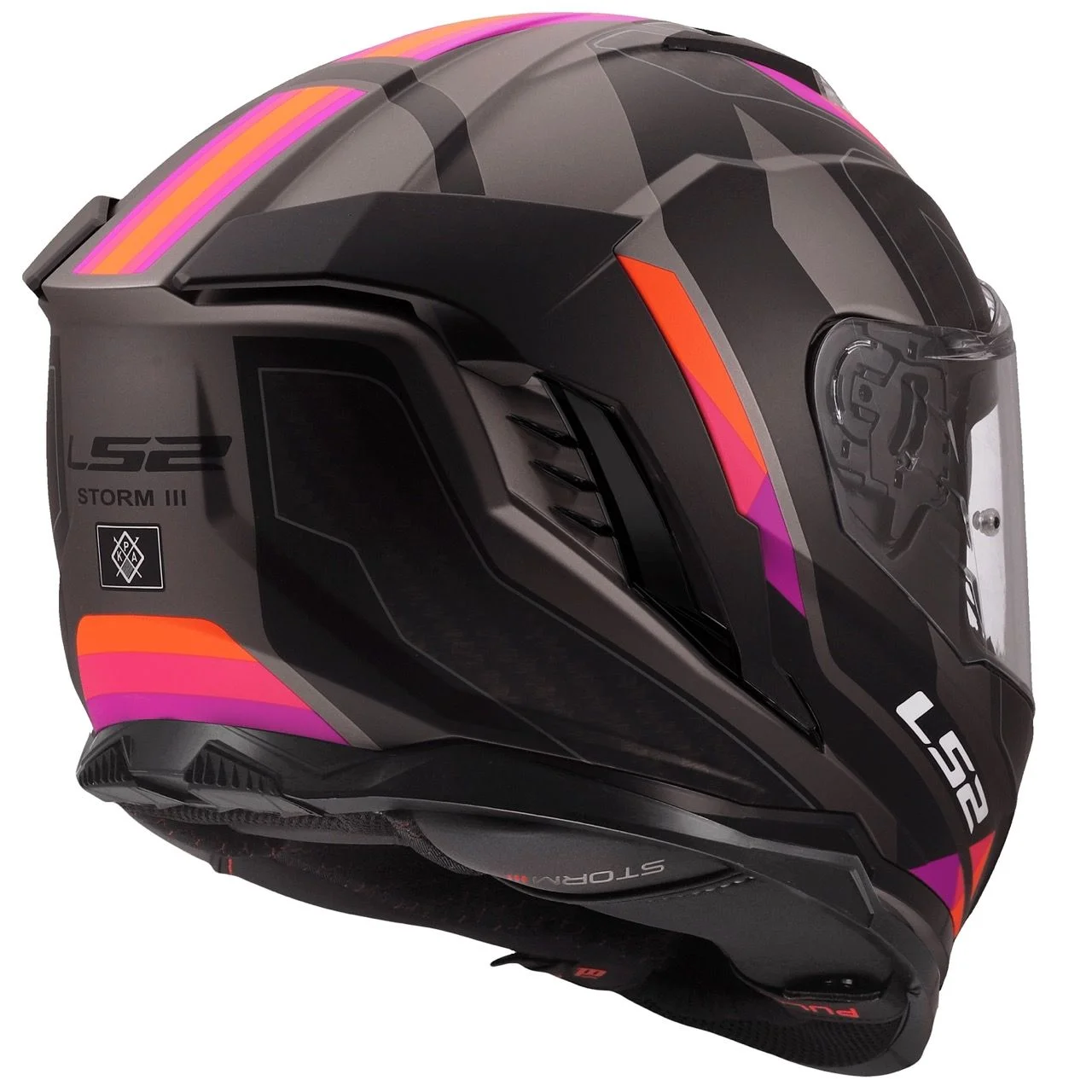 LS2 FF818 STORM 3 SPORTY BLACK PURPLE