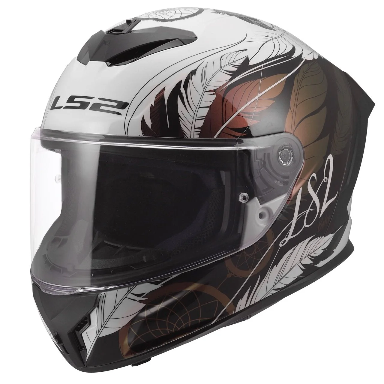 LS2 FF820 RAPID 3 BOHO WHITE BLACK PINK