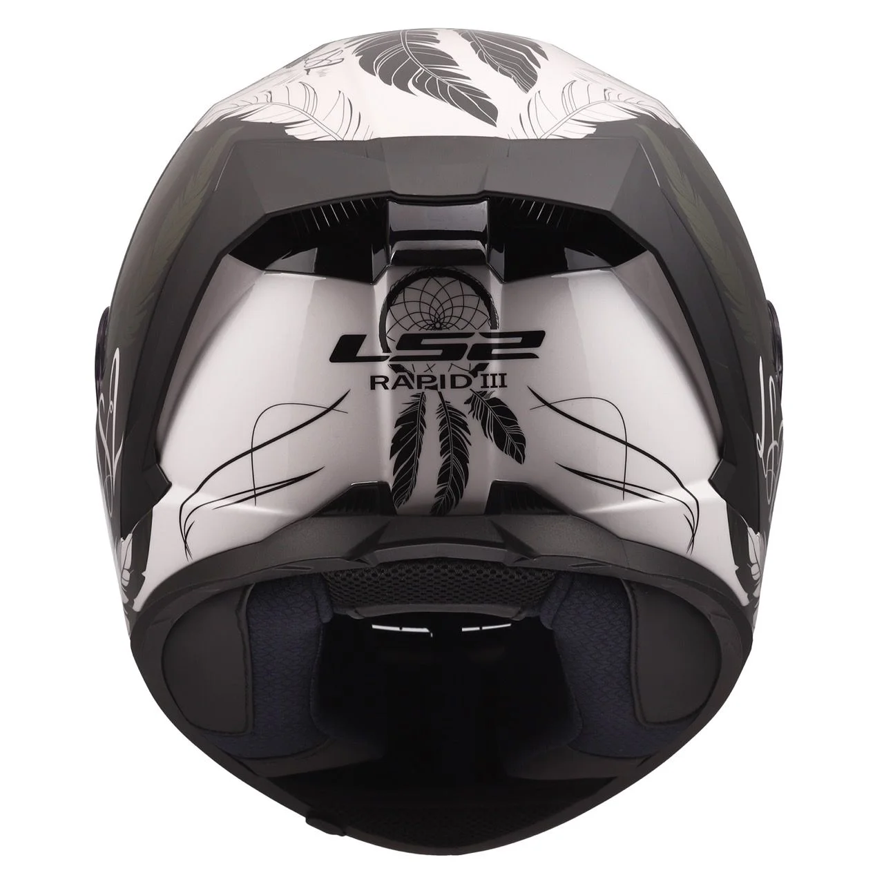 LS2 FF820 RAPID 3 BOHO WHITE BLACK PINK