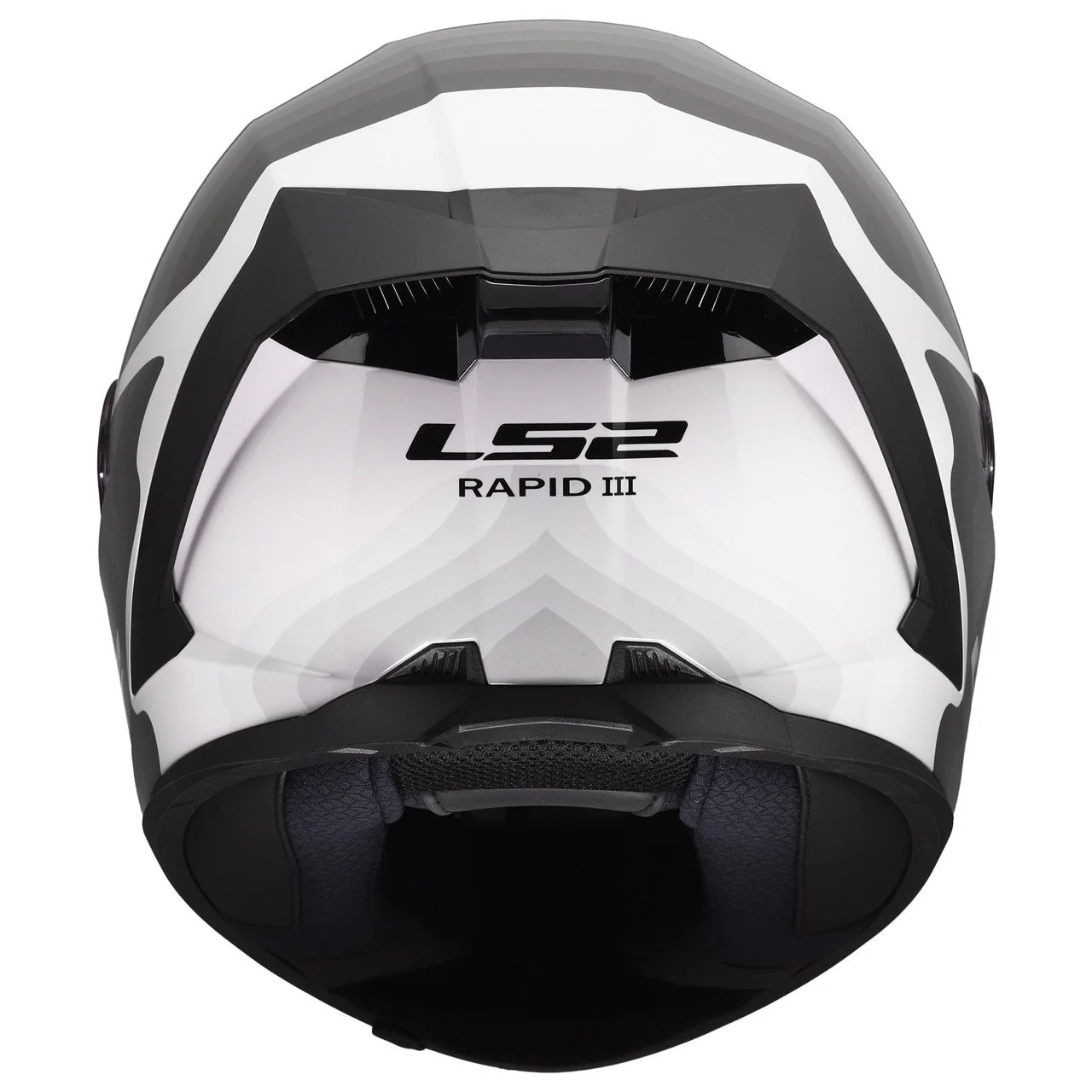 LS2 FF820 RAPID 3 FLOW GLOSS WHITE GREY