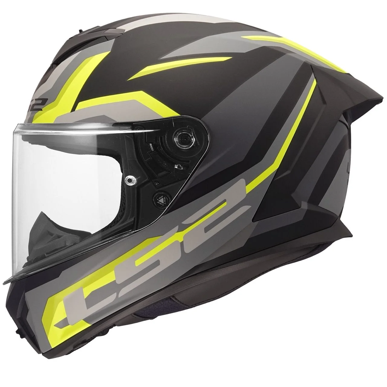 LS2 FF820 RAPID 3 HYPER BLACK HI-VIS YELLOW