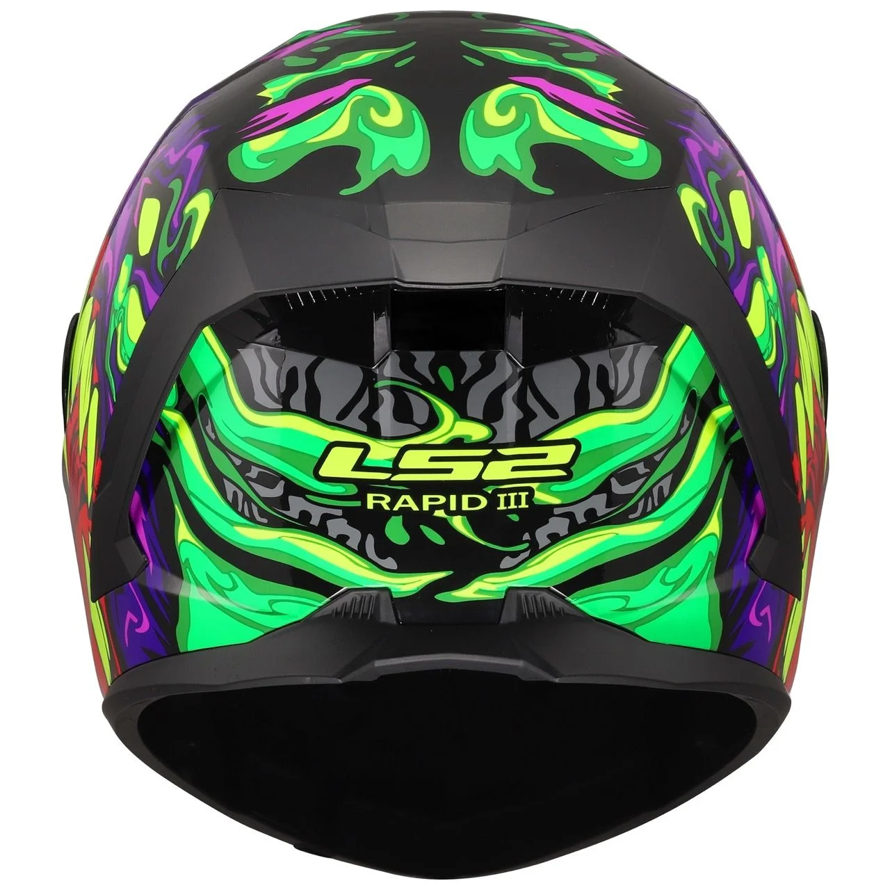 LS2 FF820 RAPID 3 HYPER MATT BLACK RED