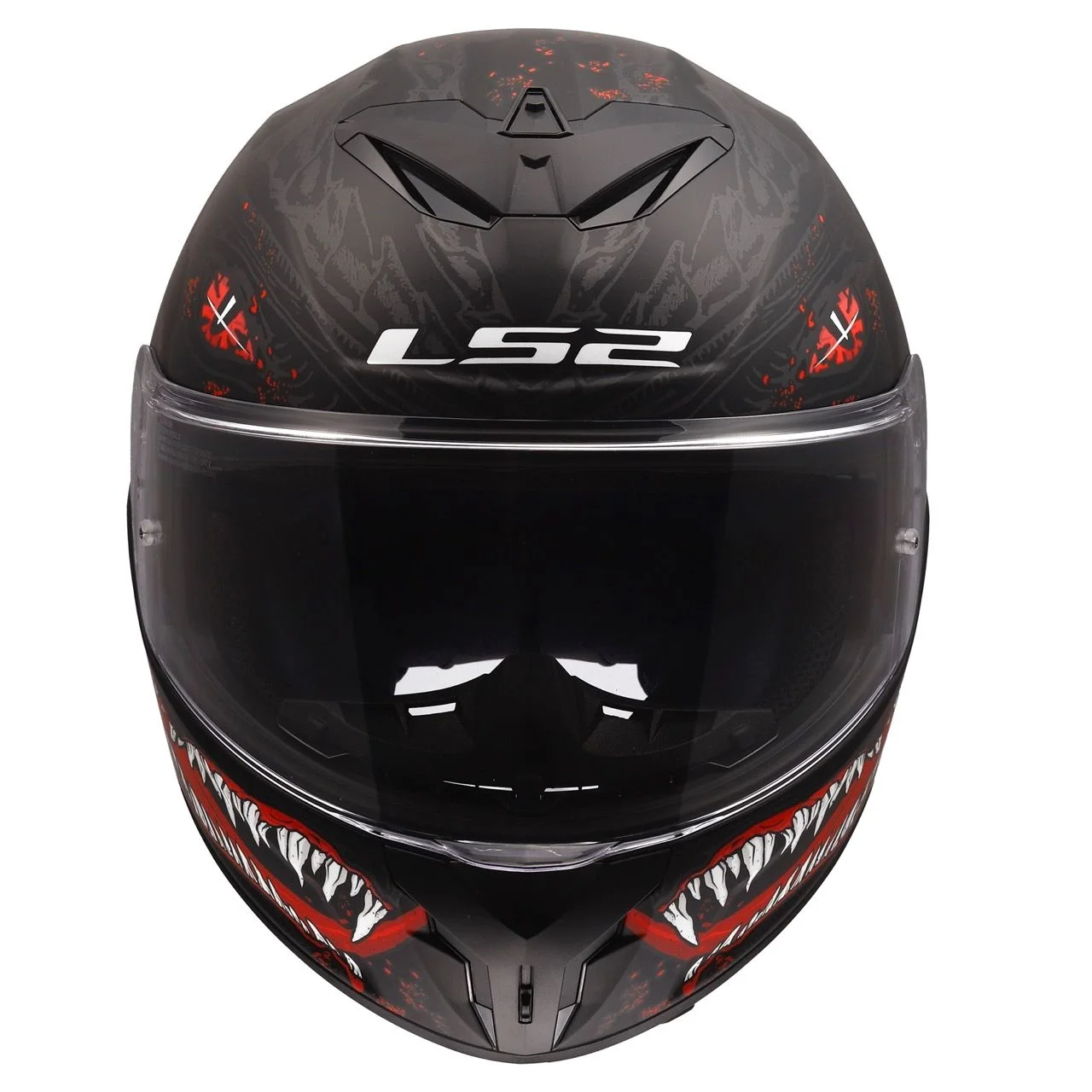 LS2 FF820 RAPID 3 KAIJU BLACK RED WHITE