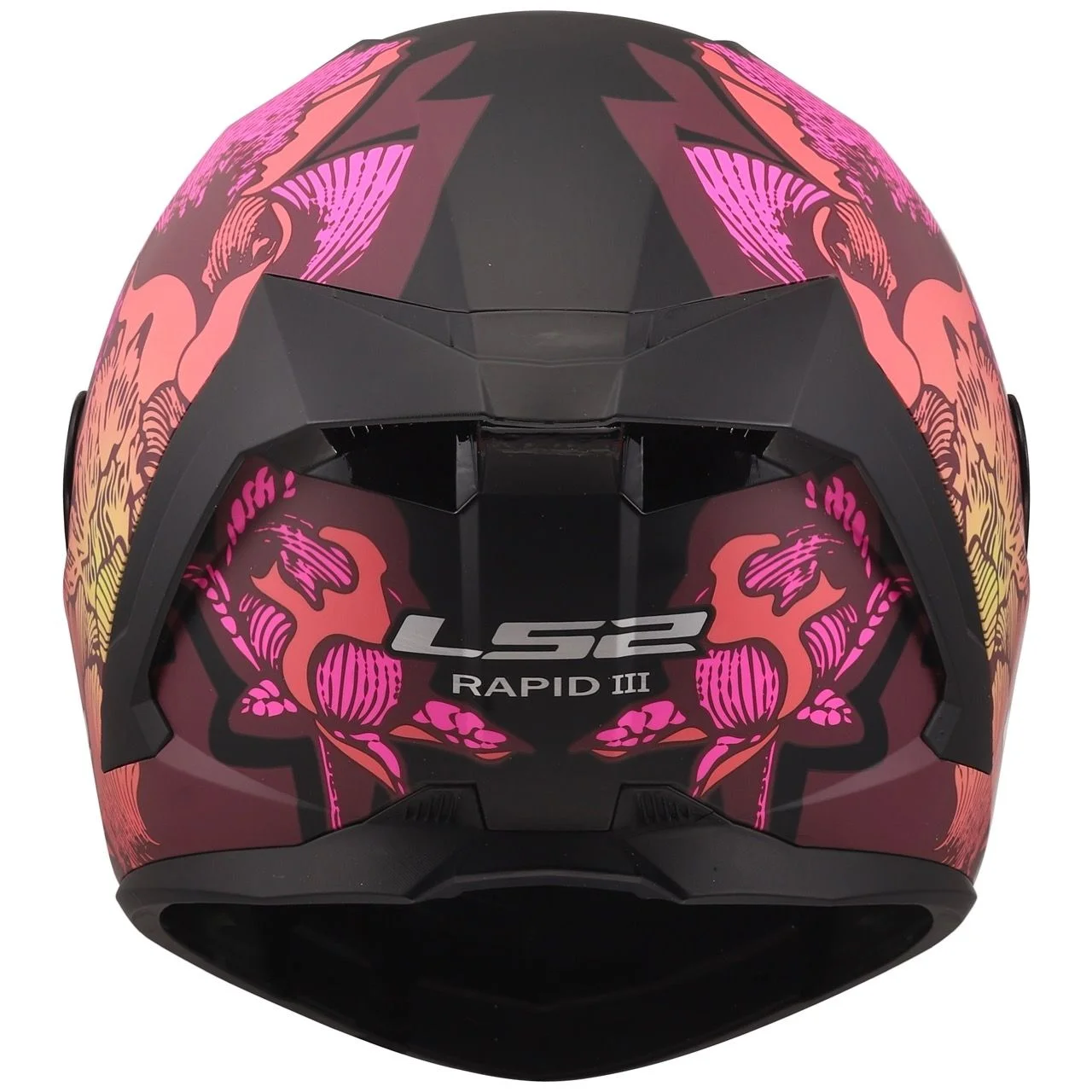 LS2 FF820 RAPID 3 POPPIES 2 BLACK PINK
