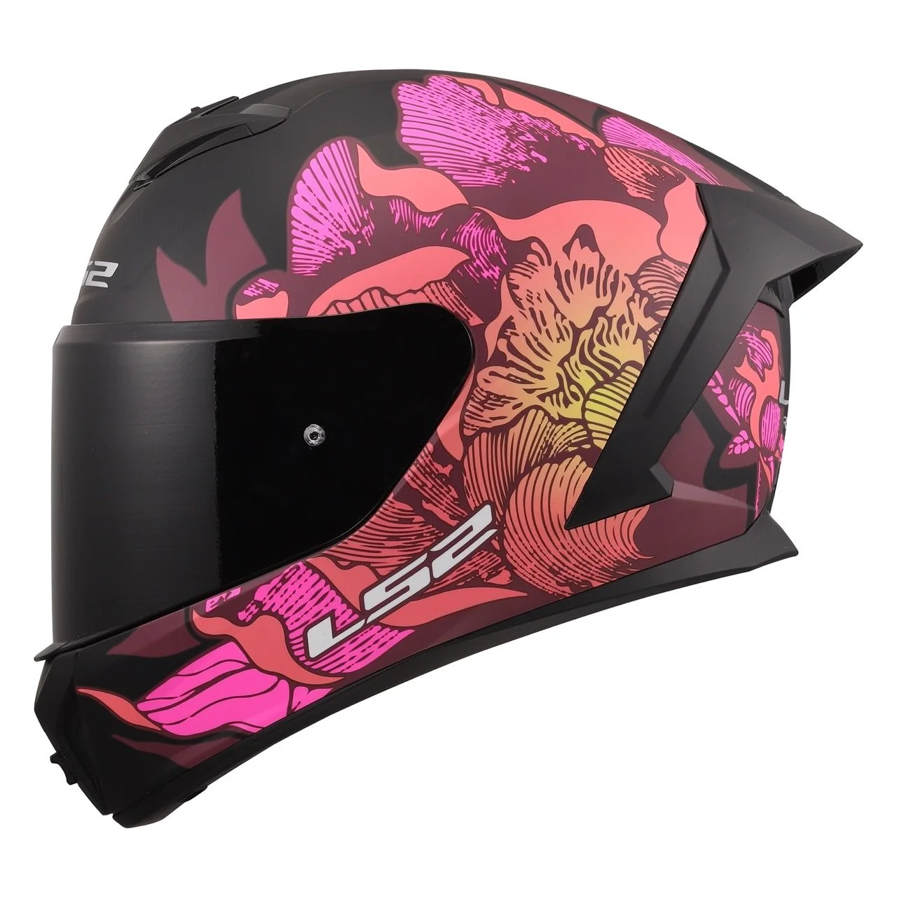 LS2 FF820 RAPID 3 POPPIES 2 BLACK PINK