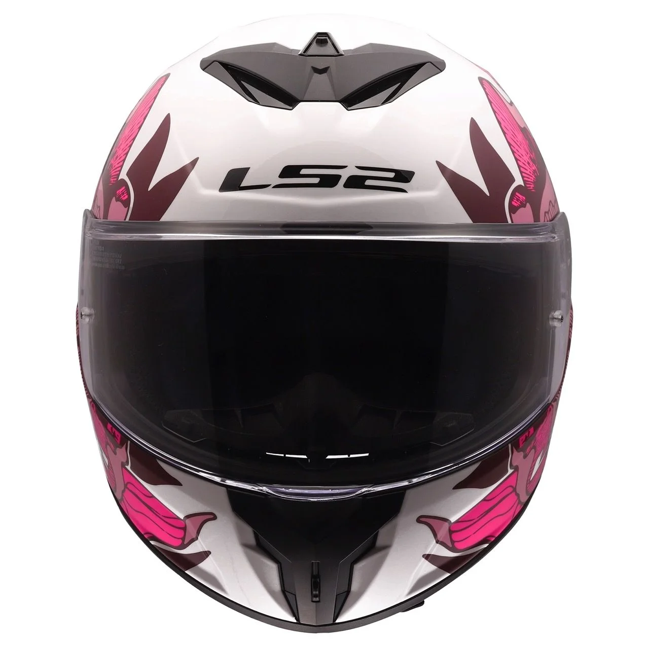 LS2 FF820 RAPID 3 POPPIES 2 WHITE PINK