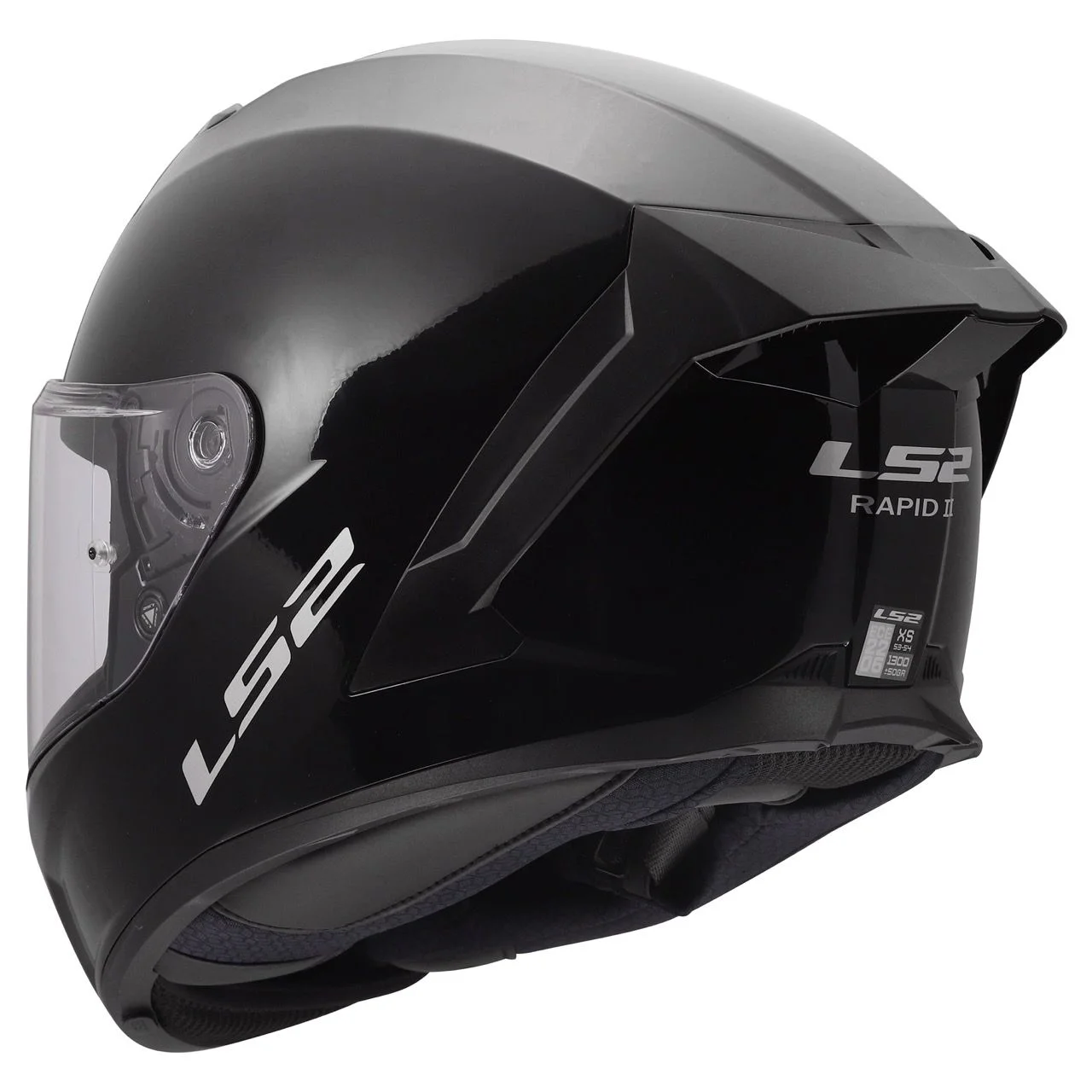 LS2 FF820 RAPID 3 SOLID GLOSS BLACK