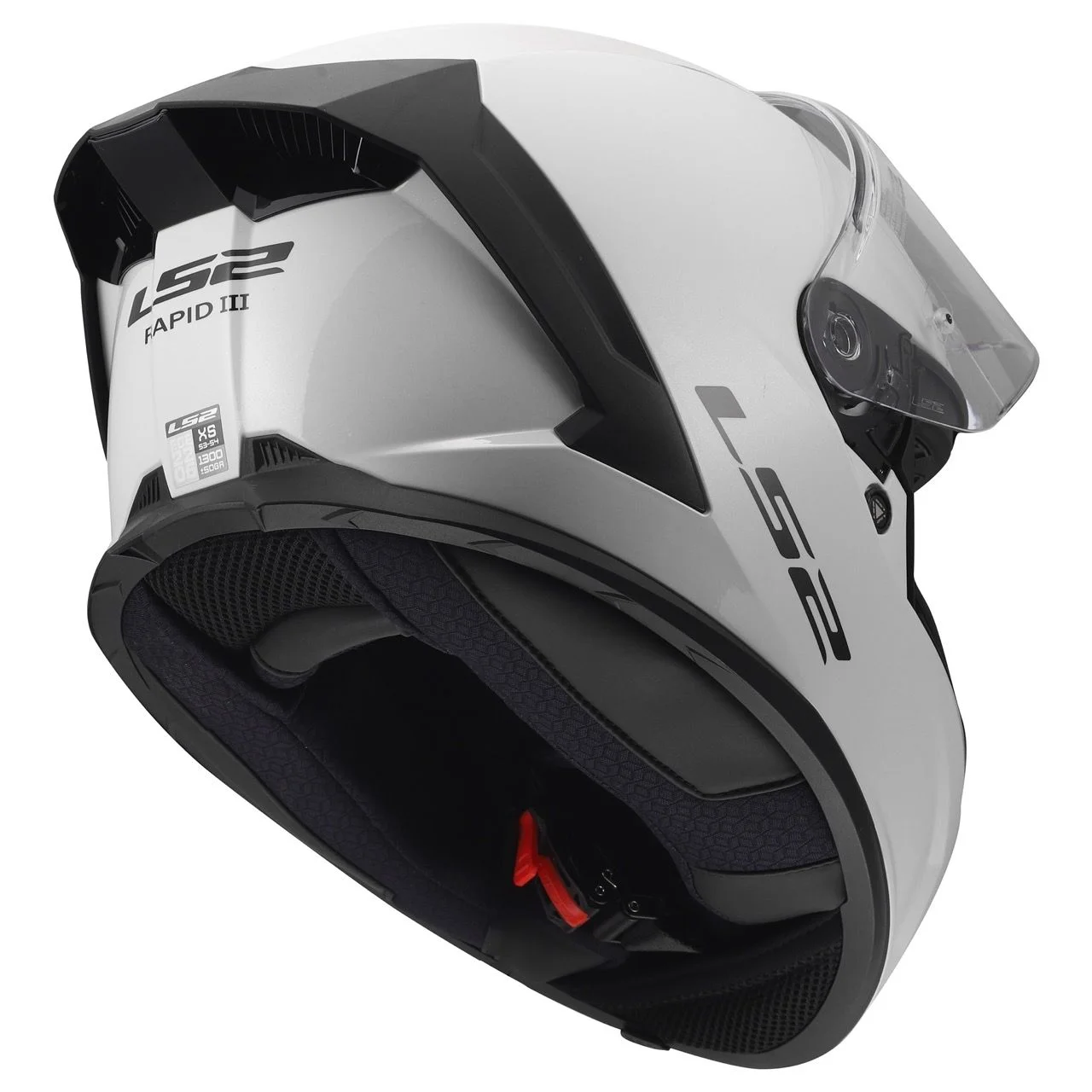 LS2 FF820 RAPID 3 SOLID GLOSS WHITE