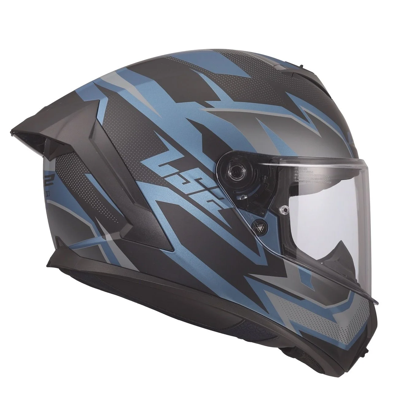 LS2 FF820 RAPID 3 XTREM BLACK BLUE PETROL
