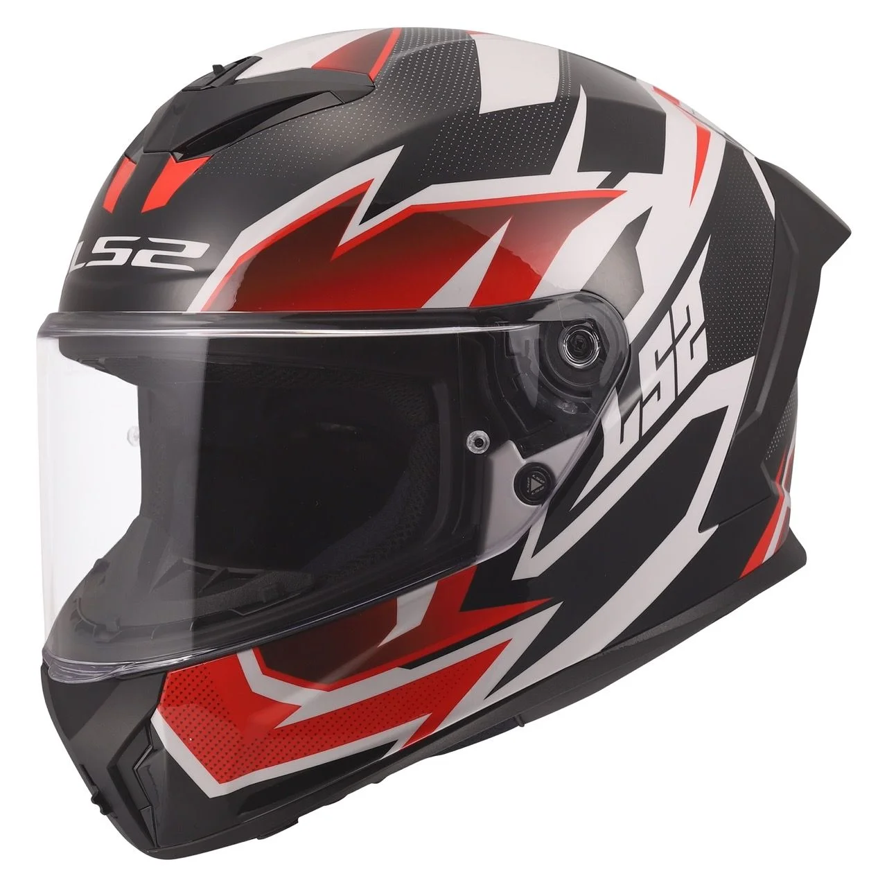 LS2 FF820 RAPID 3 XTREM WHITE BLACK RED