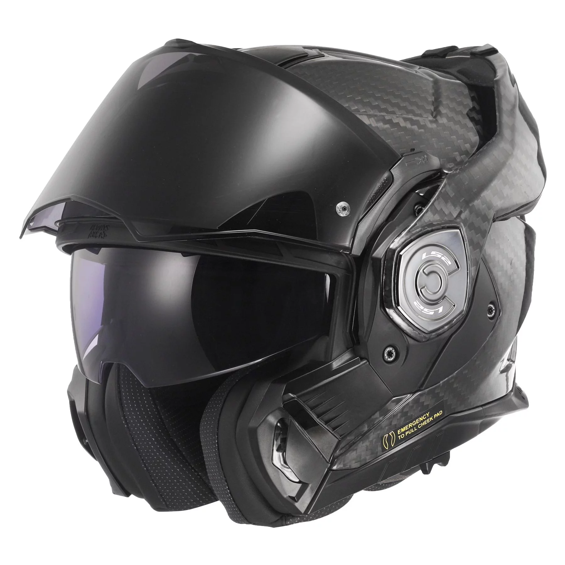 LS2 FF901 ADVANT X C SOLID CARBON