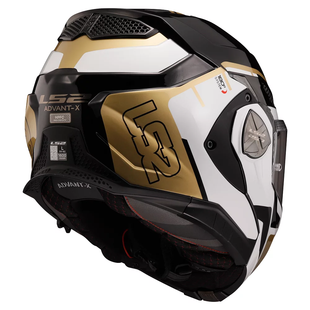 LS2 FF901 ADVANT X METRYK BLACK GOLD