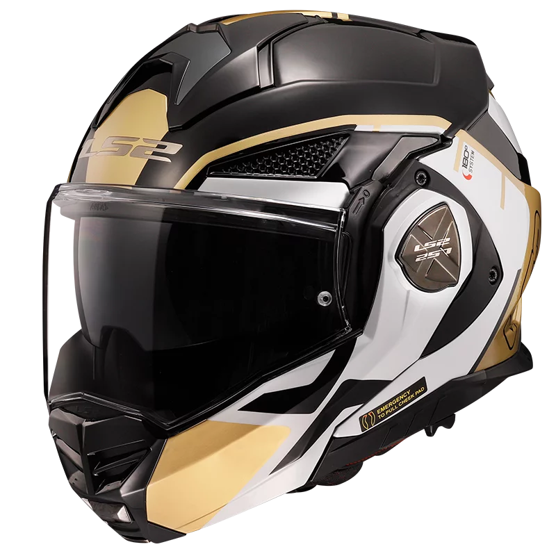 LS2 FF901 ADVANT X METRYK BLACK GOLD