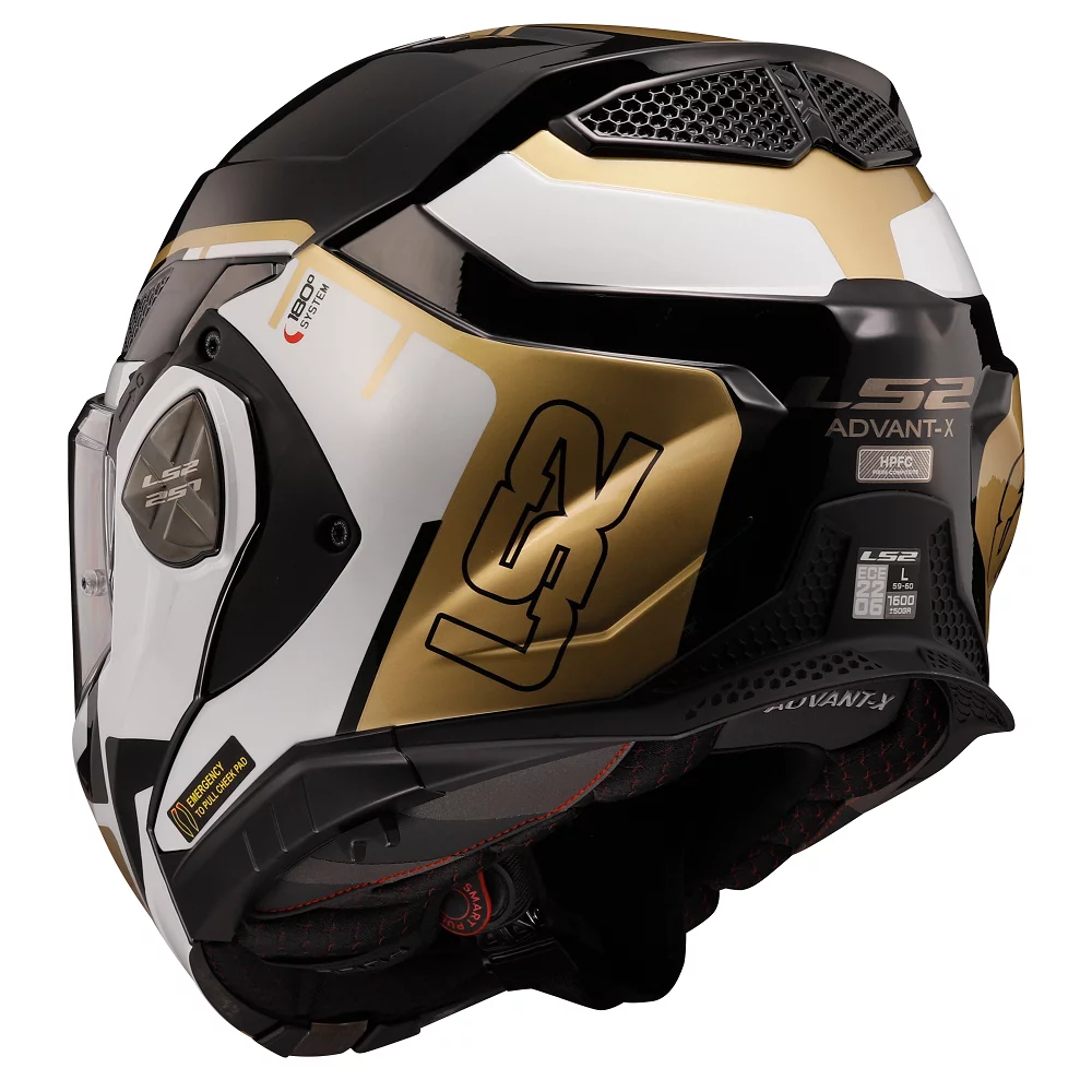 LS2 FF901 ADVANT X METRYK BLACK GOLD