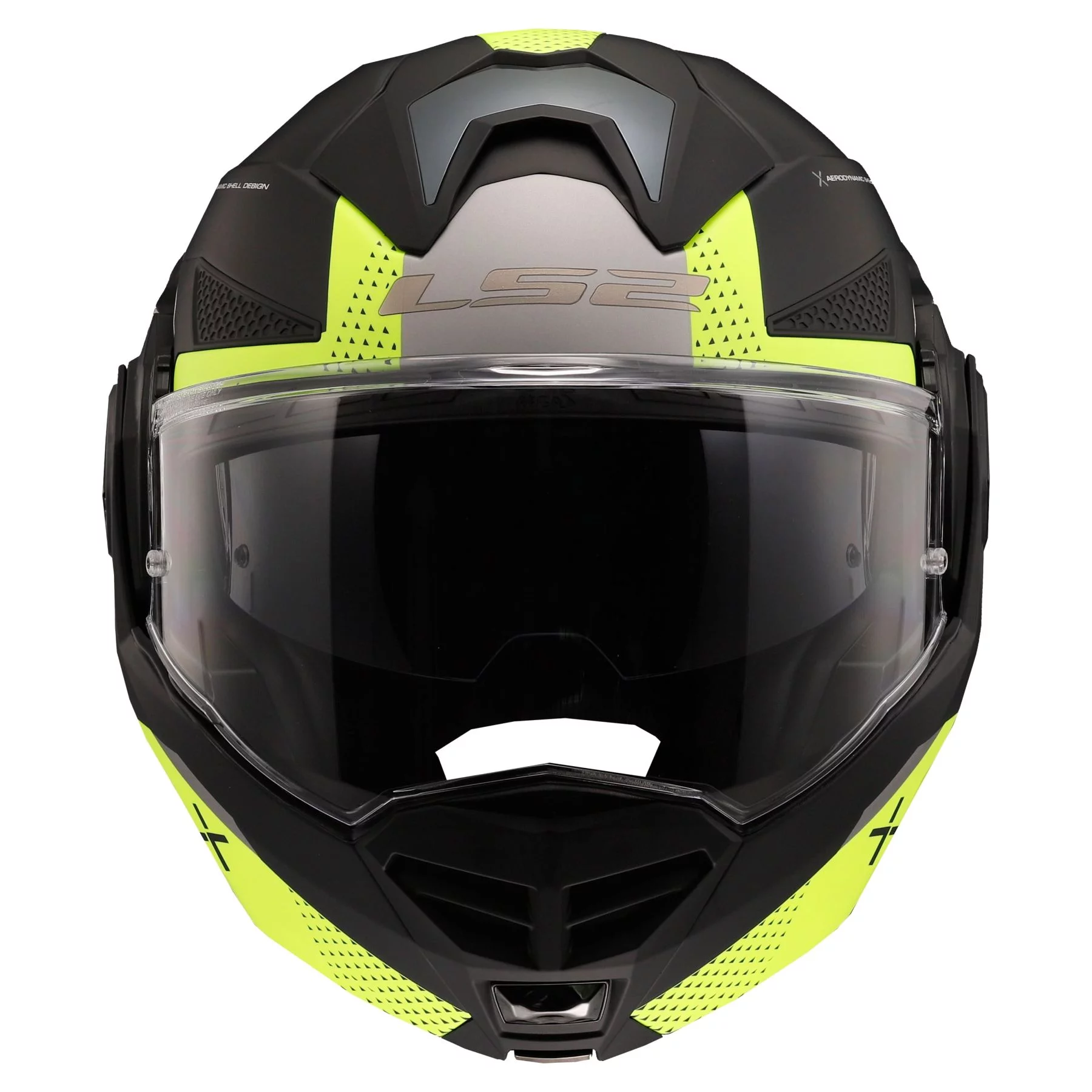 LS2 FF901 ADVANT X OBLIVION MATT BLACK HI-VIZ YELLOW