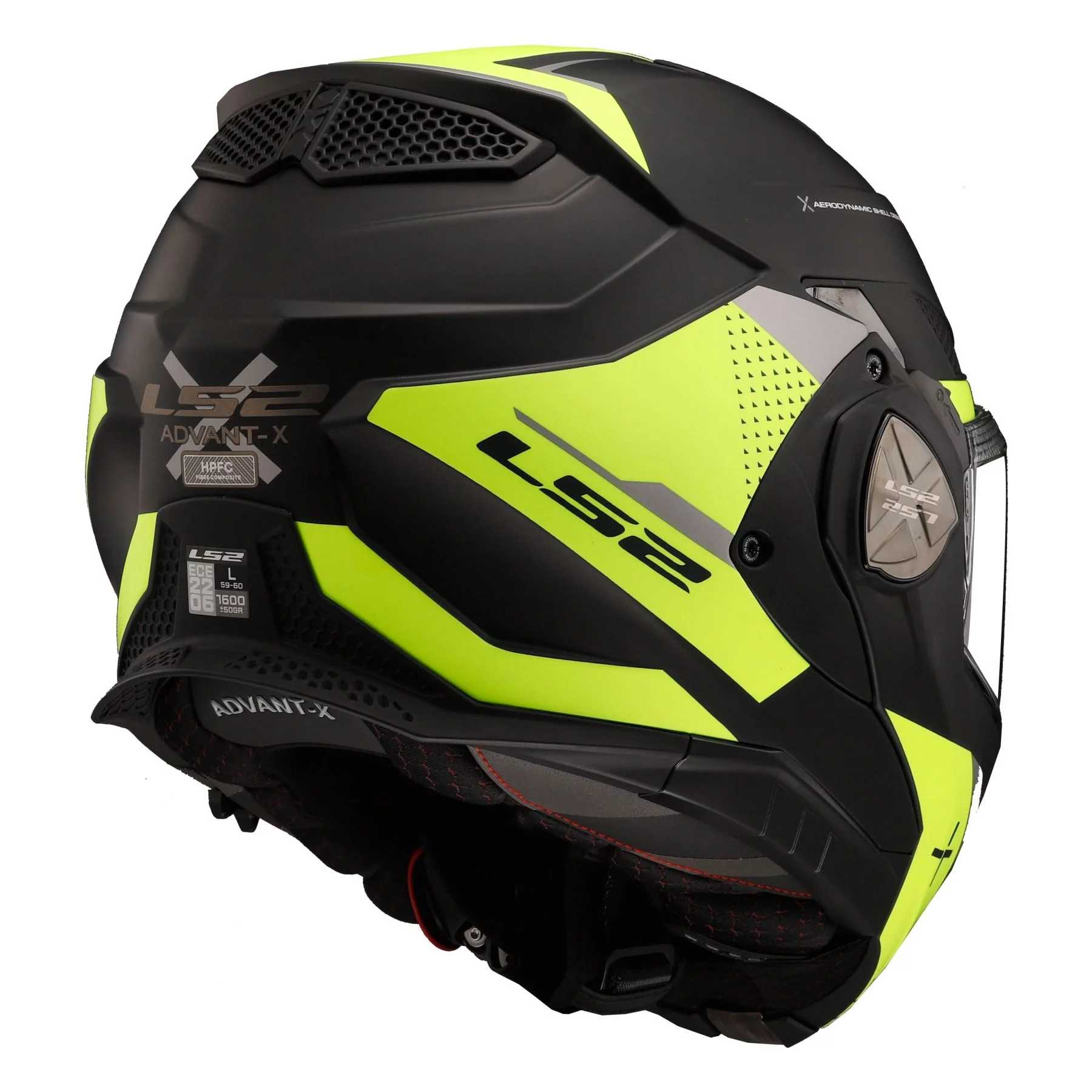 LS2 FF901 ADVANT X OBLIVION MATT BLACK HI-VIZ YELLOW