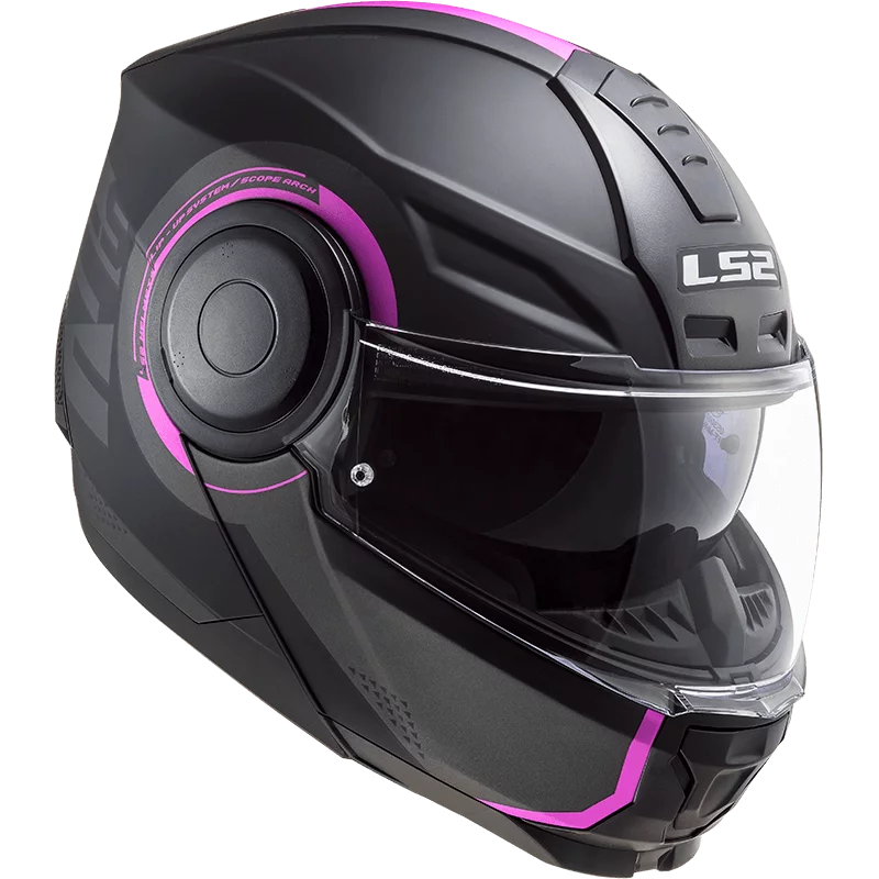 LS2 FF902 SCOPE ARCH MATT TITANIUM PINK