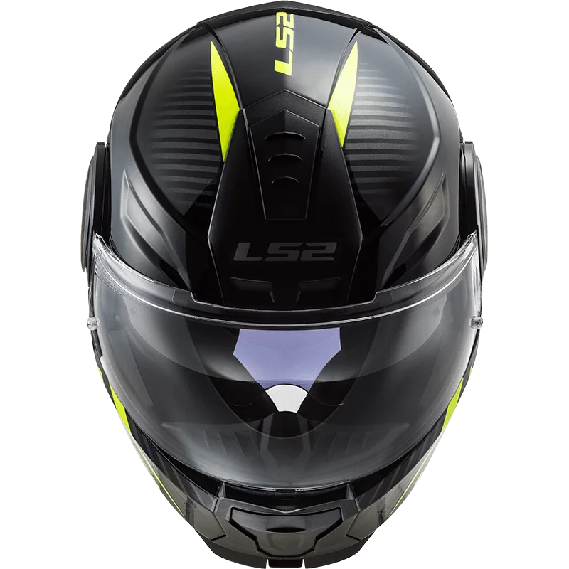 LS2 FF902 SCOPE SKID BLACK HI-VIS YELLOW
