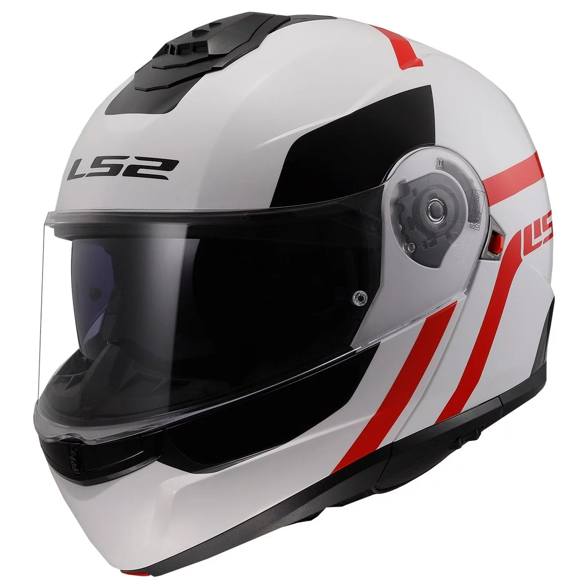 LS2 FF908 STROBE 2 AUTOX WHITE RED