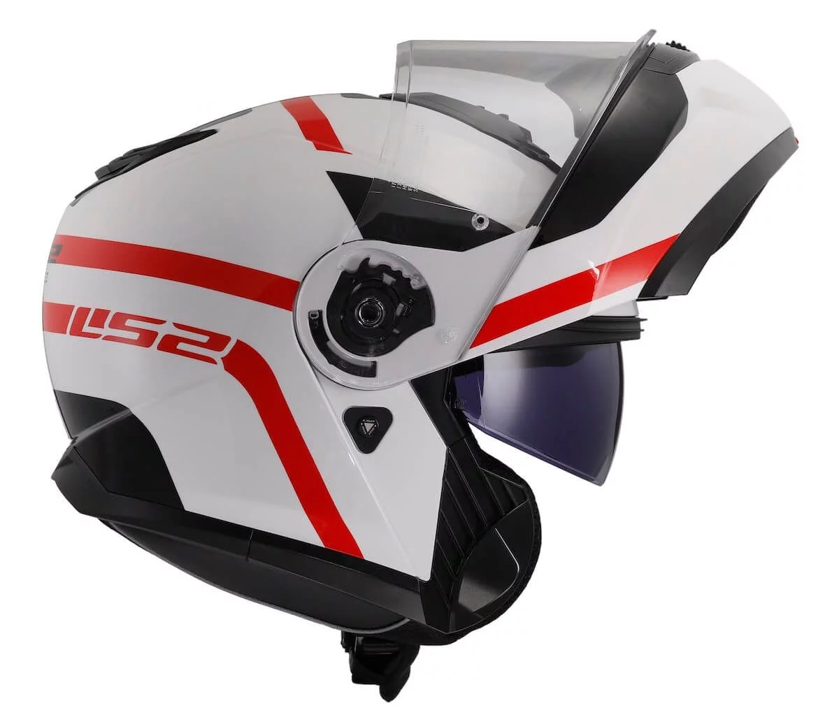 LS2 FF908 STROBE 2 AUTOX WHITE RED