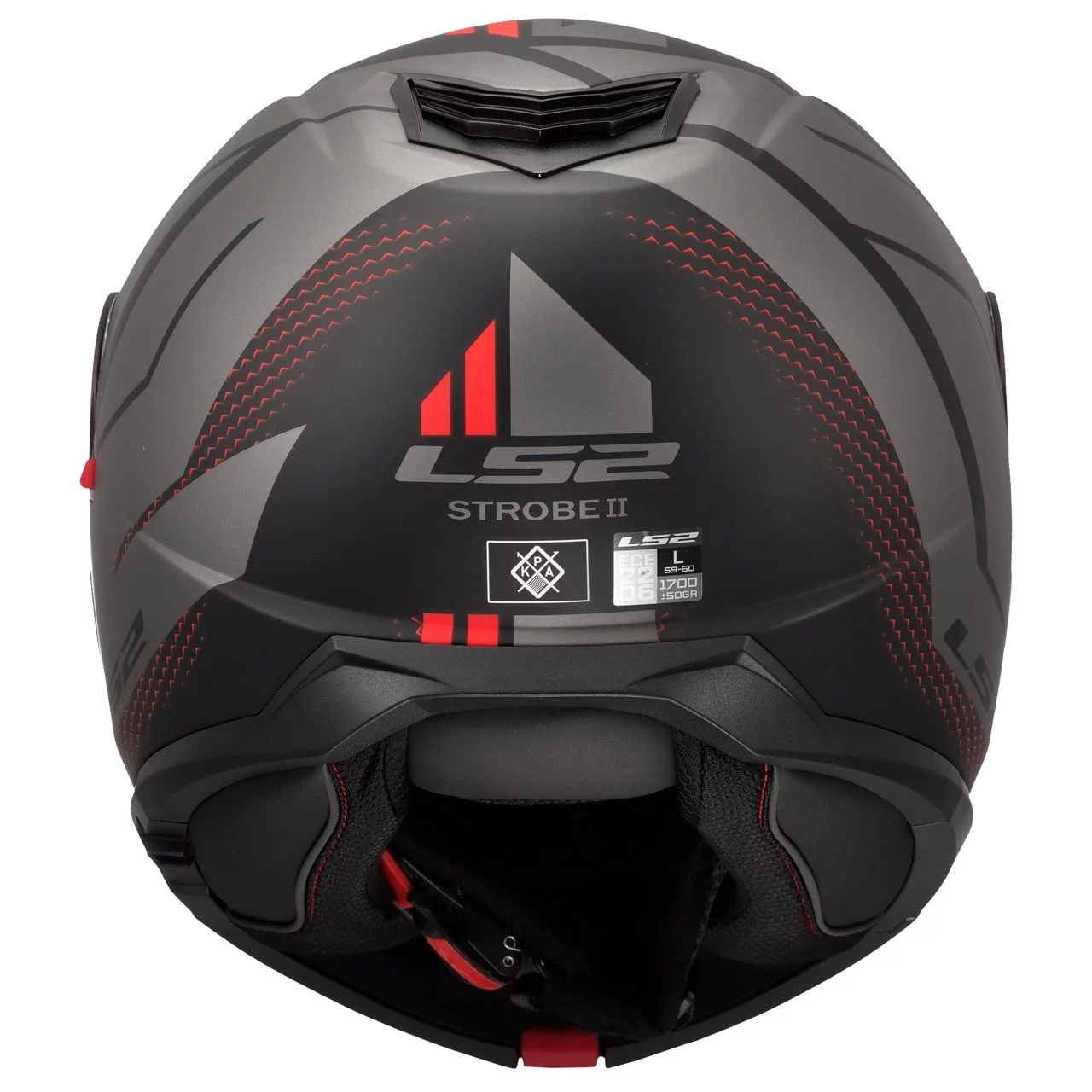 LS2 FF908 STROBE 2 CODE BLACK GREY