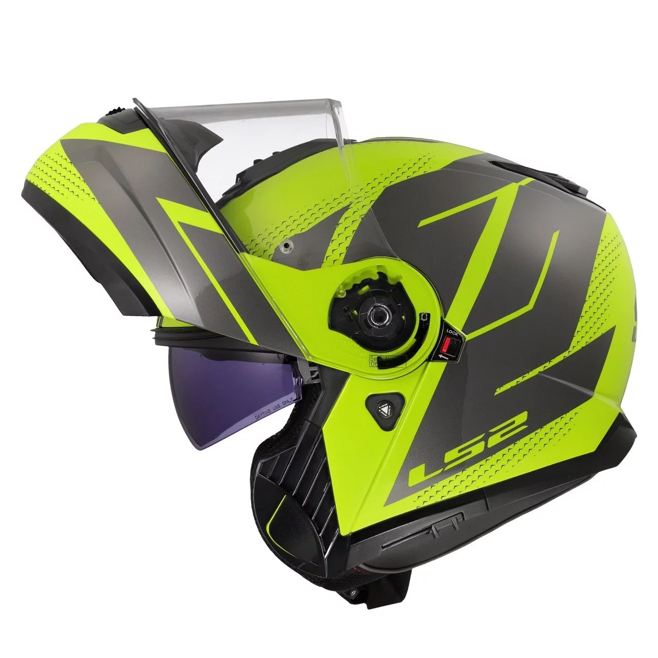 LS2 FF908 STROBE 2 CODE HI-VIS YELLOW GREY