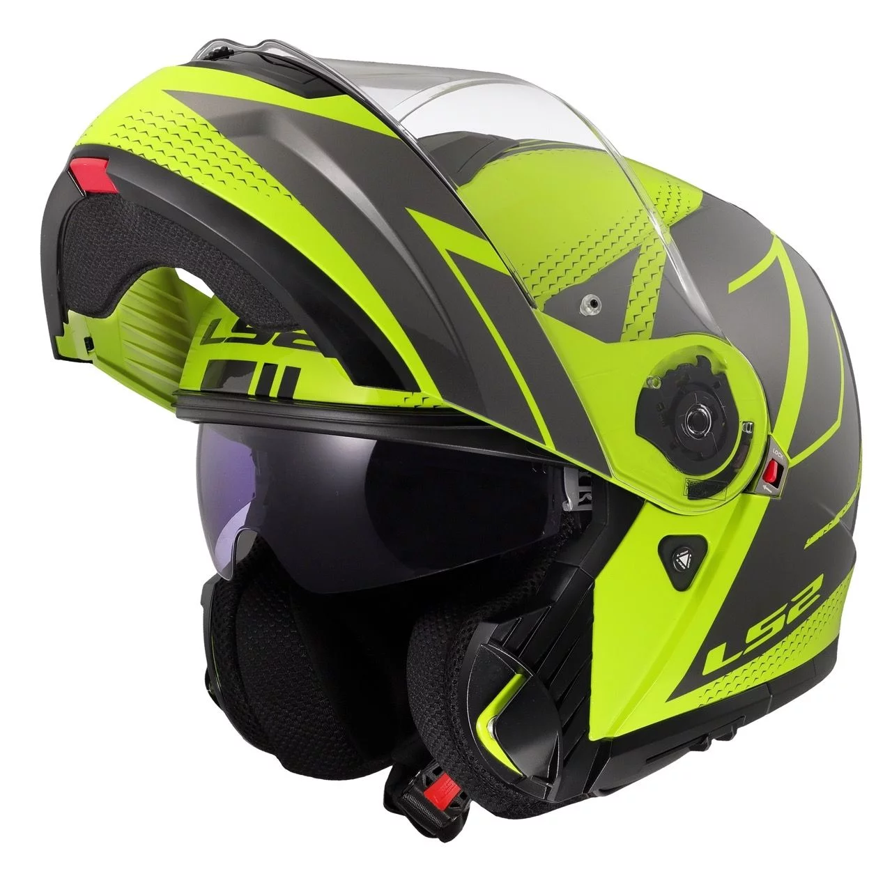LS2 FF908 STROBE 2 CODE HI-VIS YELLOW GREY