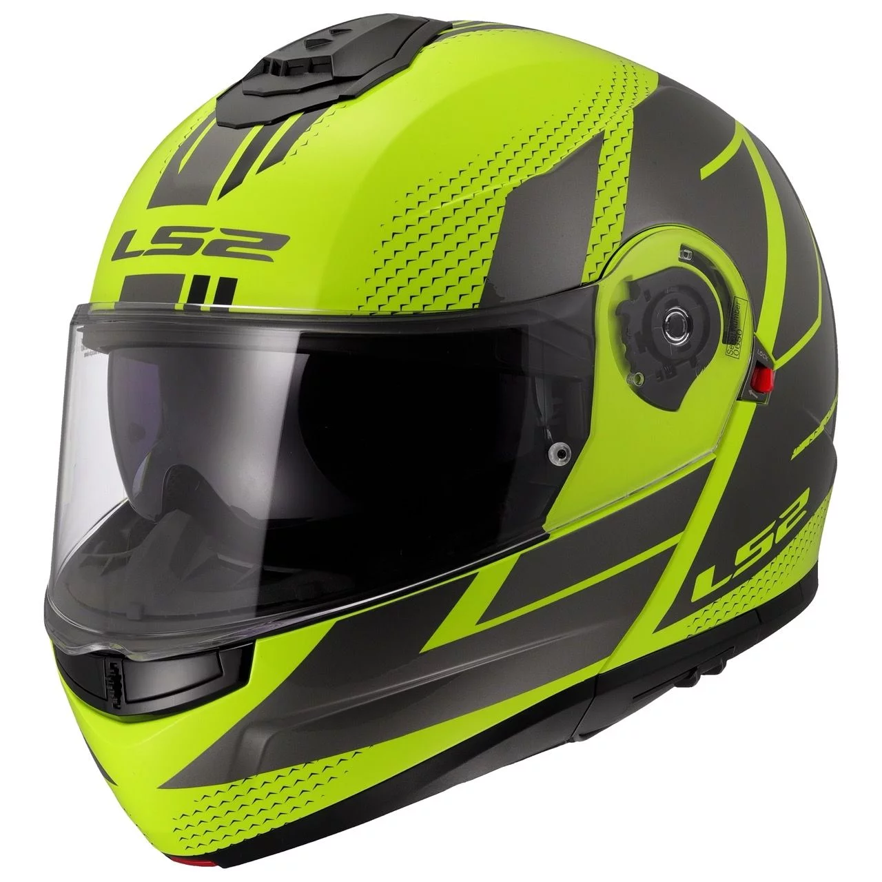LS2 FF908 STROBE 2 CODE HI-VIS YELLOW GREY