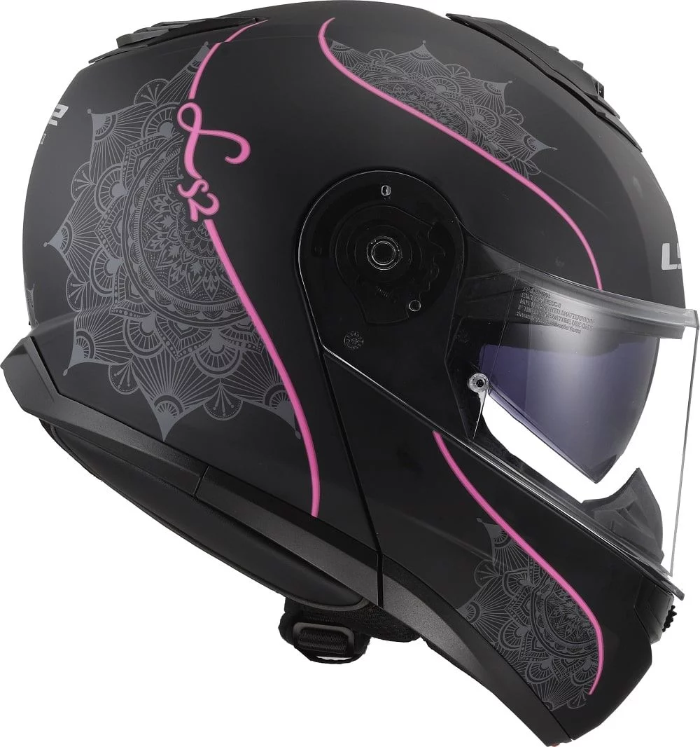 LS2 FF908 STROBE 2 LUX MATT BLACK PINK