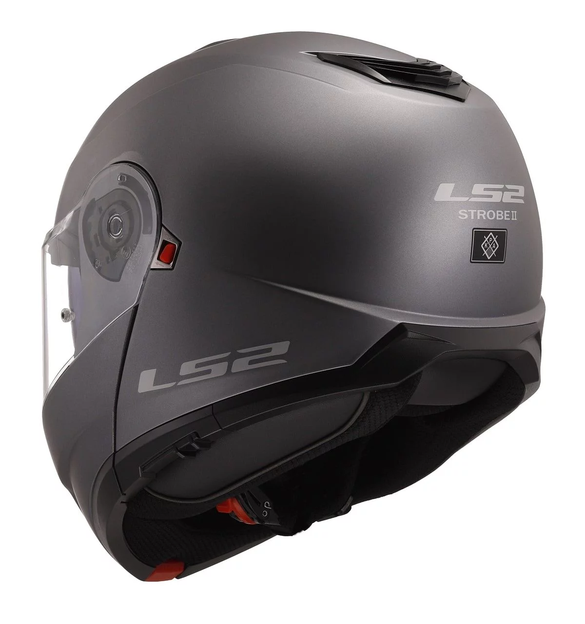 LS2 FF908 STROBE 2 MATT TITANIUM