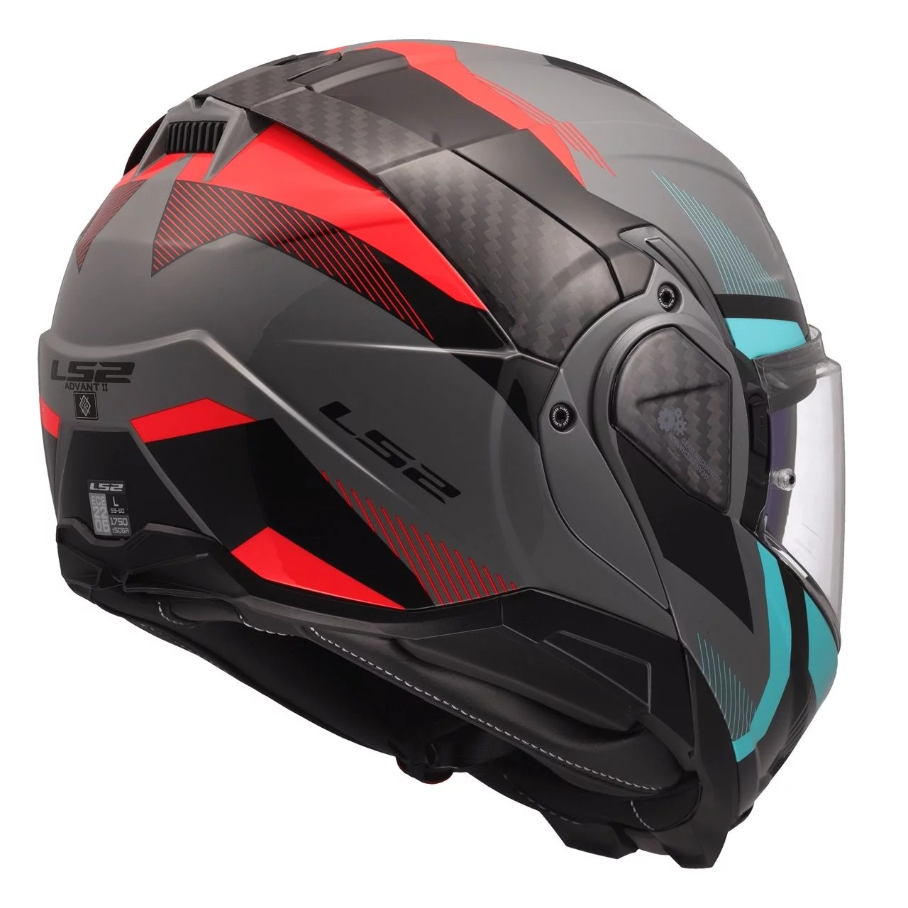 LS2 FF910 ADVANT 2 TRIPLE NARDO GREY BLUE RED