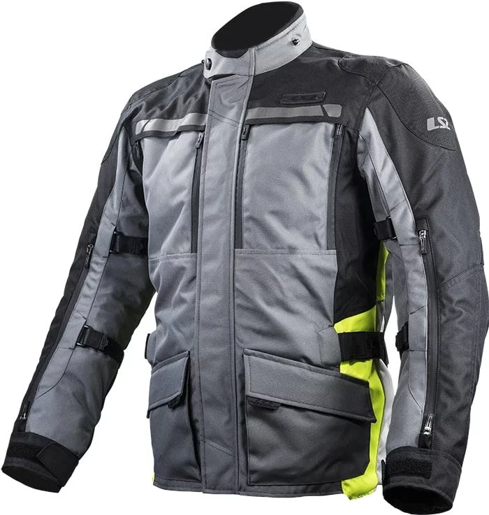 LS2 LANCE MAN JACKET GREY BLACK YELLOW