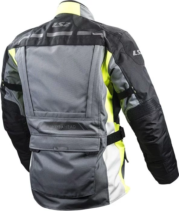 LS2 LANCE MAN JACKET GREY BLACK YELLOW