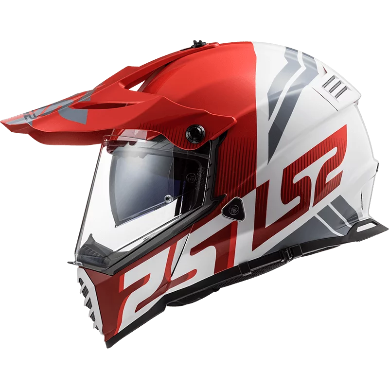 LS2 MX436 PIONEER EVO EVOLVE RED WHITE
