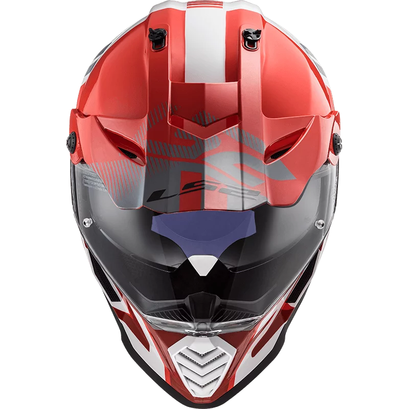LS2 MX436 PIONEER EVO EVOLVE RED WHITE