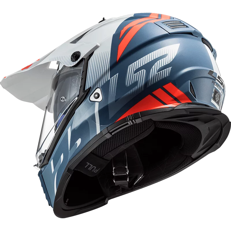 LS2 MX436 PIONEER EVO EVOLVE WHITE COBALT