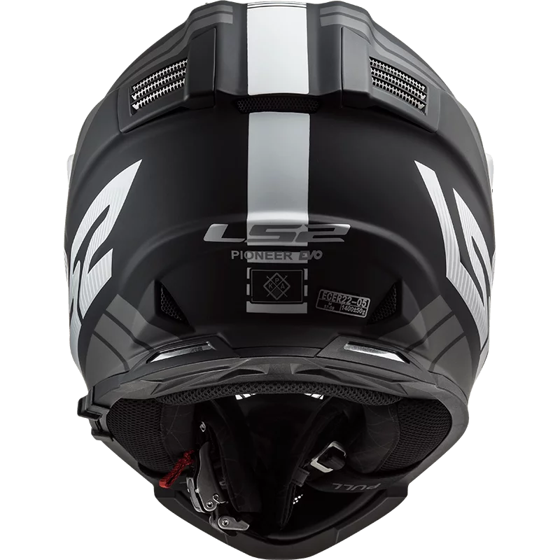 LS2 MX436 PIONEER EVO EVOLVE WHITE MATT BLACK